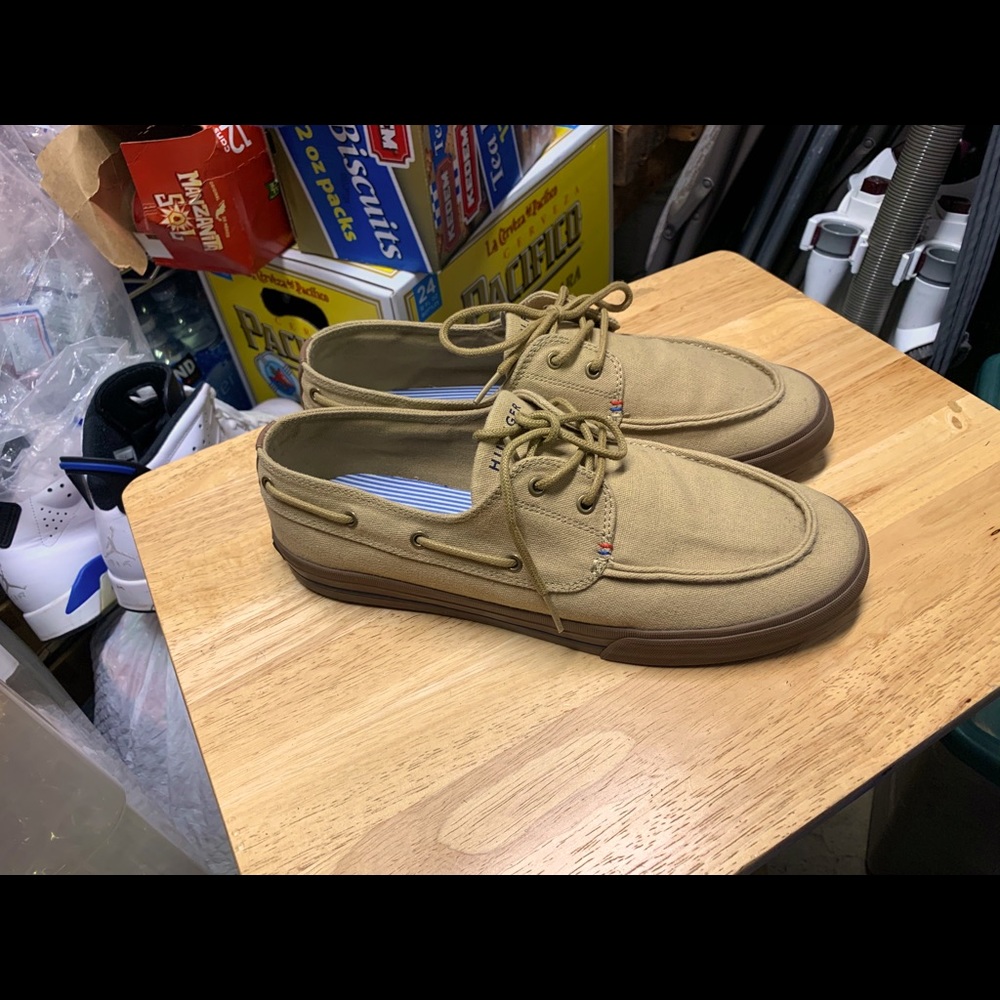 Men’s Tommy Hilfiger TMPHILO-R Canvas Boat Loafers